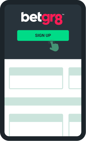 Account registration at Betgr8