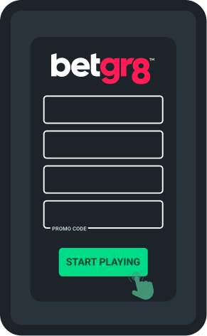 Complete Betgr8 registration form